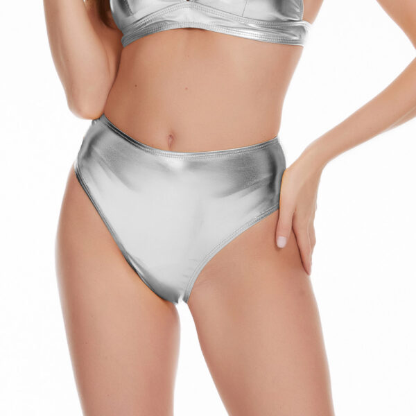 metallic rave thongs