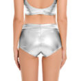 metallic spandex shorts