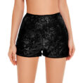 主图 black sequin shorts