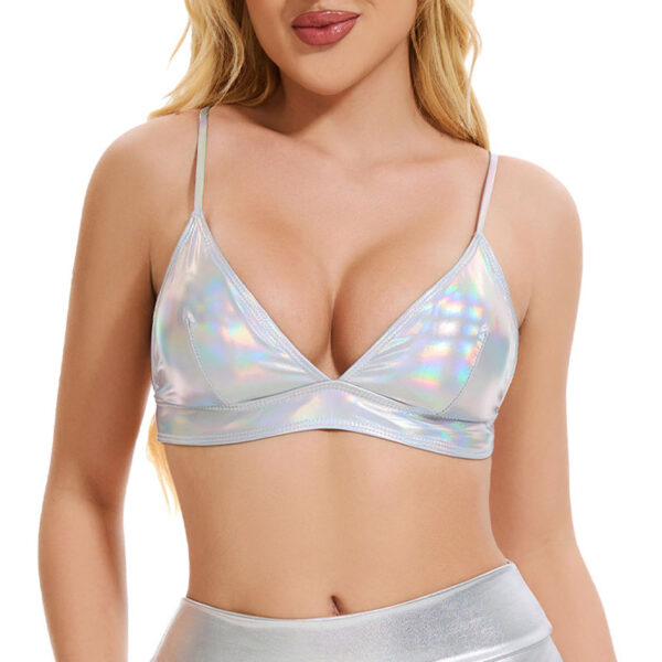 主图 metallic bralette